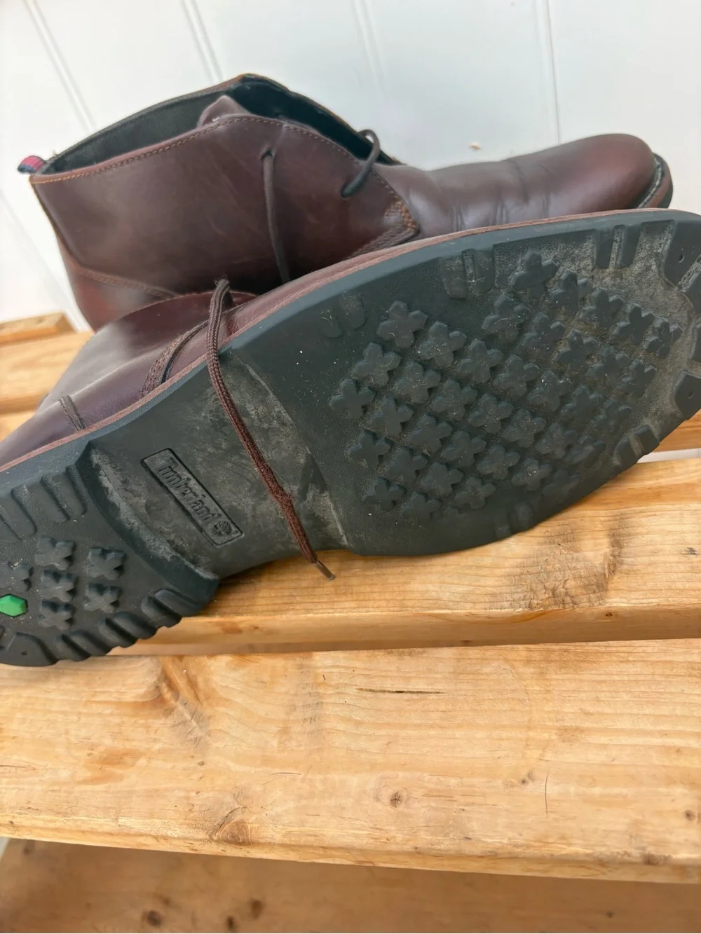 Timberland Dark Brown Leather Chukka Boots